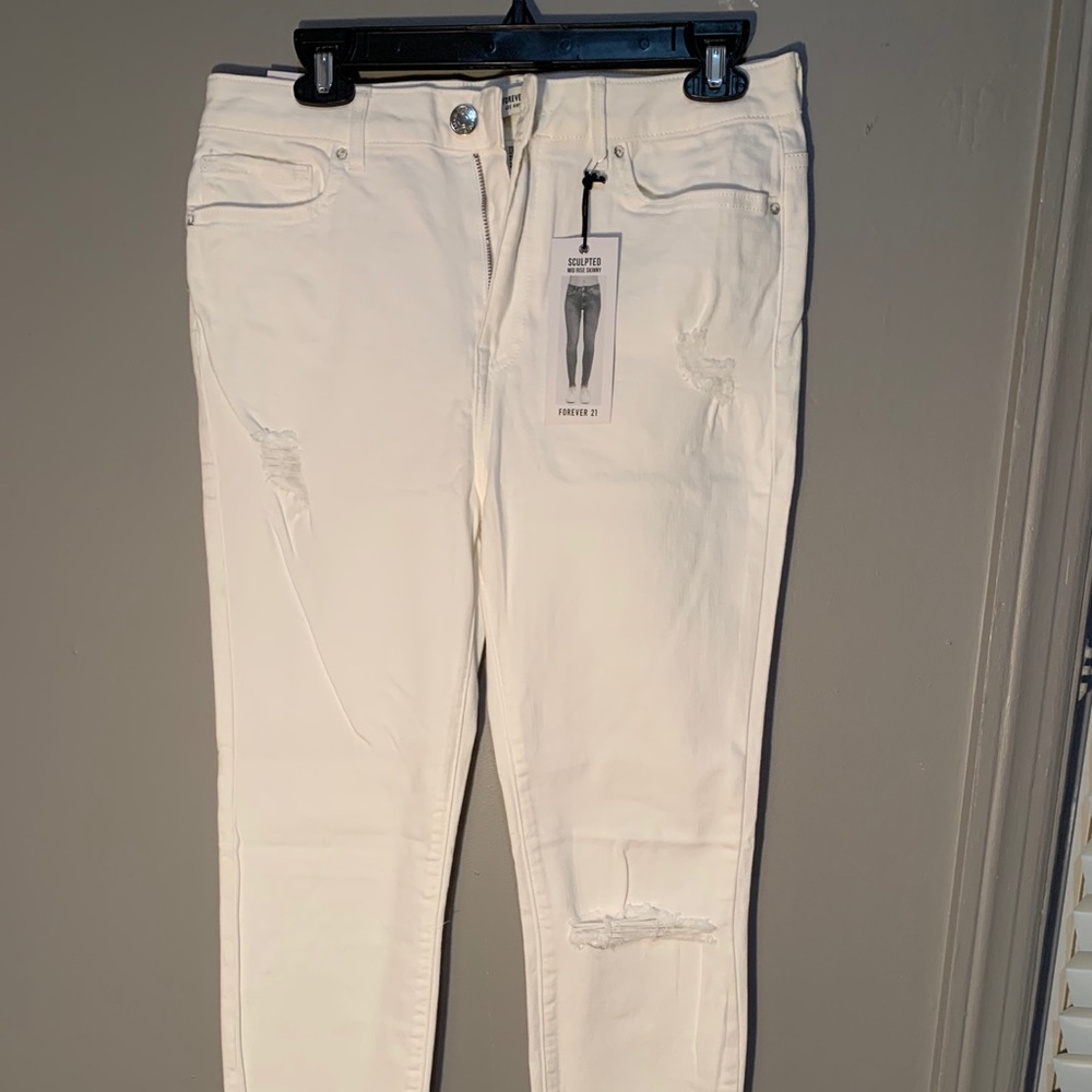 White jeans